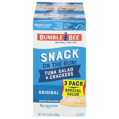 Bumble Bee Healthy Prepackaged Snack on the Run! Tuna Salad with