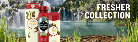 Old Spice Re Fresh Body Spray Fiji With Palm Tree - 3.75 Oz