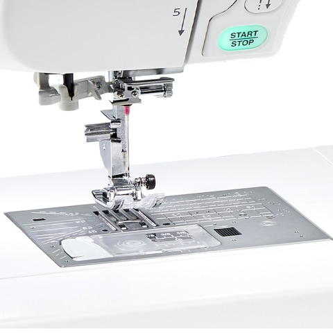 Useful Needle Plate Markings and Easy Set Bobbin