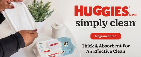 vons huggies simply clean unscented baby wipes