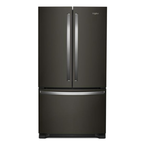 whirlpool french door refrigerator black stainless steel