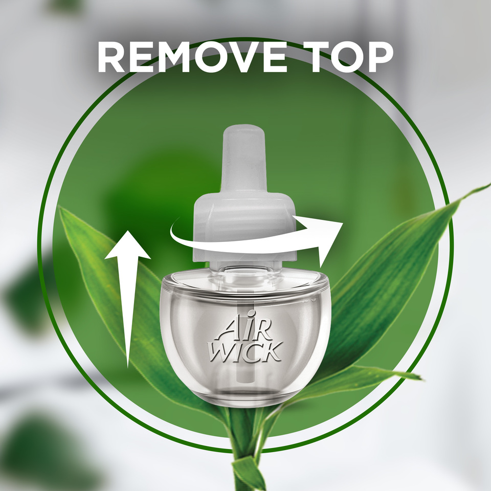 Air Wick Plug in Scented Oil Refill, 5 ct, Blue Agave and Bamboo, Air