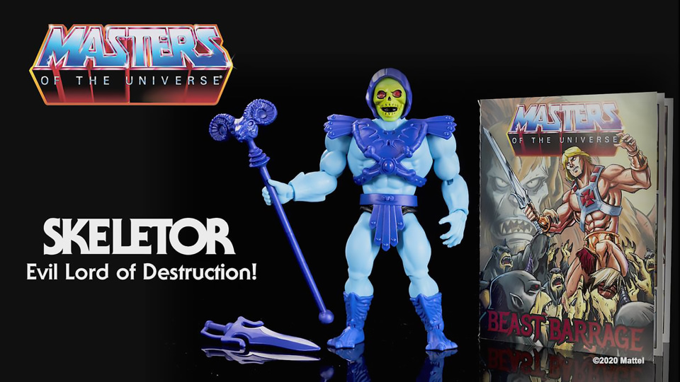  Masters of the Universe Origins Deluxe Skeletor Action Figure,  5.5-in Battle Character for Storytelling Play and Display, Gift for 6 to  10-Year-Olds and Adult Collectors : Toys & Games