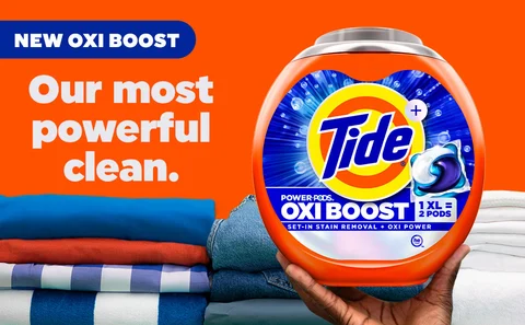 New OXI Boost. Our most powerful clean.