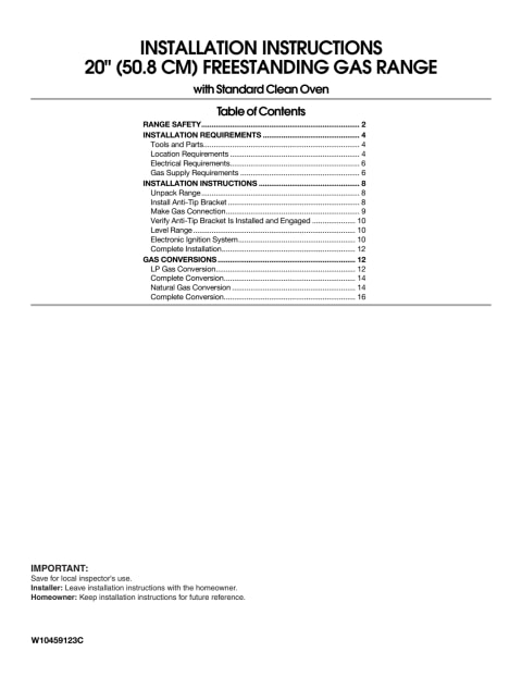 Amana AGG222VDW - Range - freestanding - width: 19.8 in - depth: 26.3