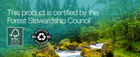 This product is certified by the Forest Stewardship Council