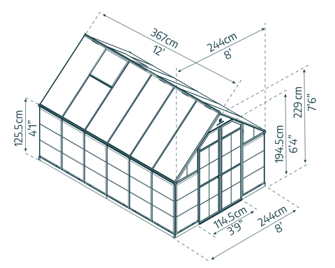 Balance 8 ft. x 12 ft. Specifications