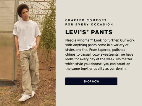 Levi's® Xx Chino Std Tech T3 Mens Regular Fit Flat Front Pant