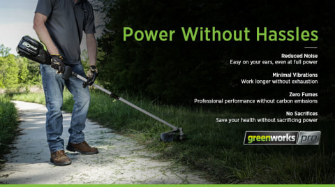 Greenworks Electric Cordless Powered 16 inch Brushless