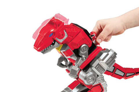 imaginext red ranger t rex zord