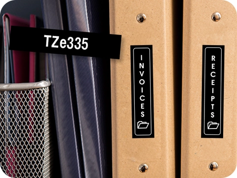 TZE335 | LabelMakersPrinters | By Brother