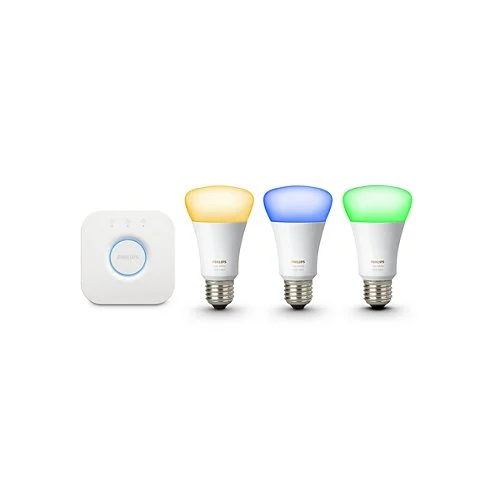 Philips Hue White and Color Ambiance A19 Starter Kit 3rd Generation with Richer Colors Sam s Club