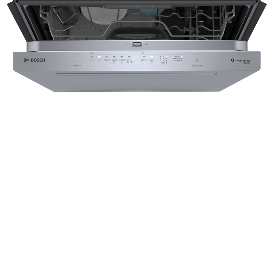 Bosch 500 Series Smart Dishwasher with AutoAir and Third Rack