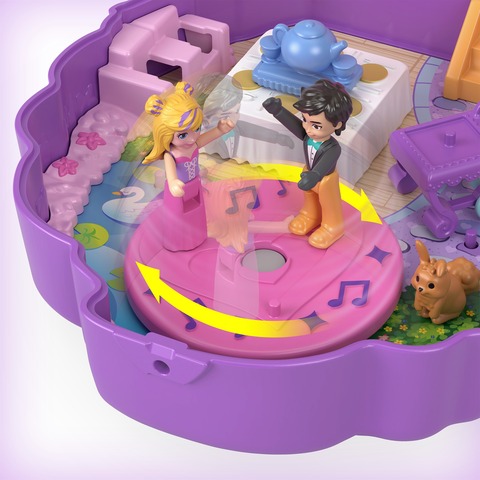 Polly Pocket Mini Toys, Something Sweet Cupcake Compact Playset