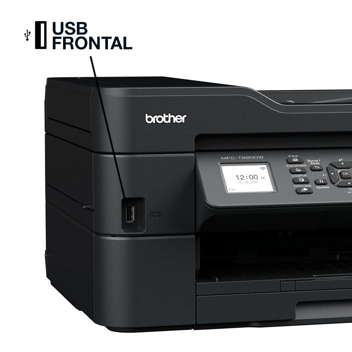 MFCT-920DW | Multifuncional de inyección de tinta a color MFC-T920DW  InkBenefit Tank con conectividad inalámbrica e impresión dúplex | Brother  México