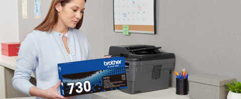Brother Genuine Standard-yield Printer Toner Cartridge, TN730 