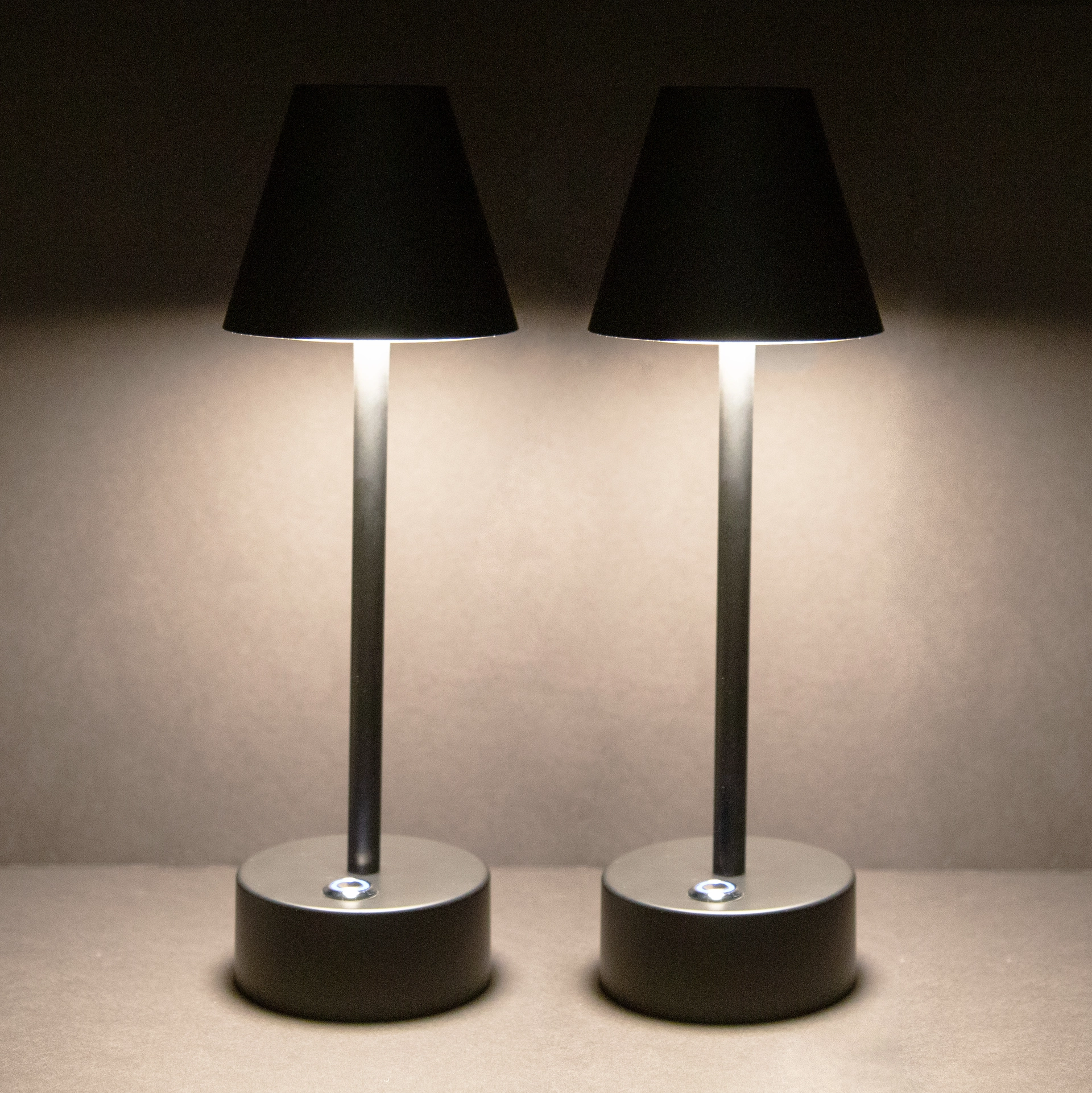 2-Pack Cordless Rechargeable Table Lamps - Touch Control, 17 Color Stepless Dimming, Timer, Battery Operated LED Lamps - View #8