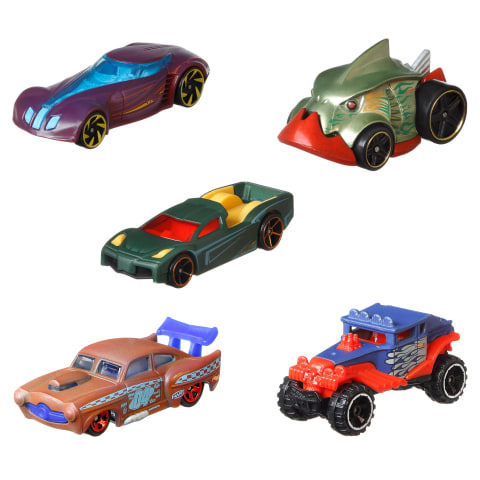 Hot Wheels Cars, Color Shifters 5-Pack with Repeat Color-Change Feature  (Styles May Vary) 