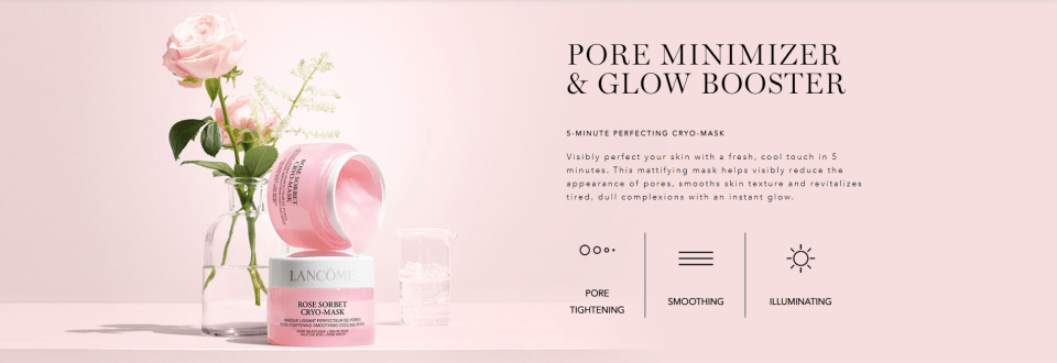 Lancôme Rose Sorbet Cryo-Mask, 1.7-oz. - Macy's