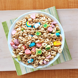 Lucky Charms, Marshmallow Clusters Breakfast Cereal, 12x11.2Oz