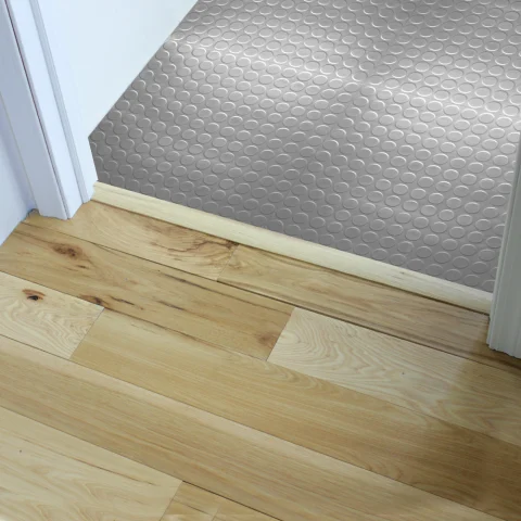 Flexco Blonde 2-in T x 0.44-in W x 78-in L Solid Wood Floor T-moulding