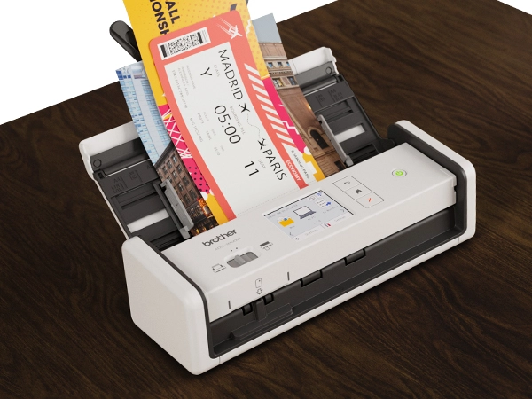 Brother ADS 1800W Compact Wireless Duplex Desktop Scanner with