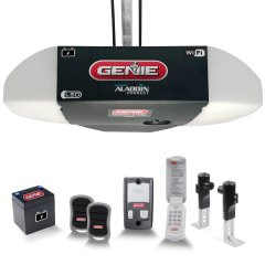 Genie 1 25 Hp Quiet Belt Drive Garage Door Opener With Led Battery Backup And Aladdin Connect Costco