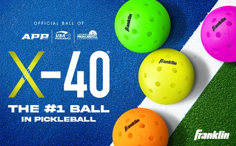 Franklin X-40 Performance Outdoor Pickleball Balls- 12 Pack