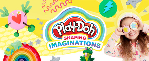 Hasbro Brand New! Play-Doh Playset-Peppa Pig- Stylin Set-9 colors Ages 3+