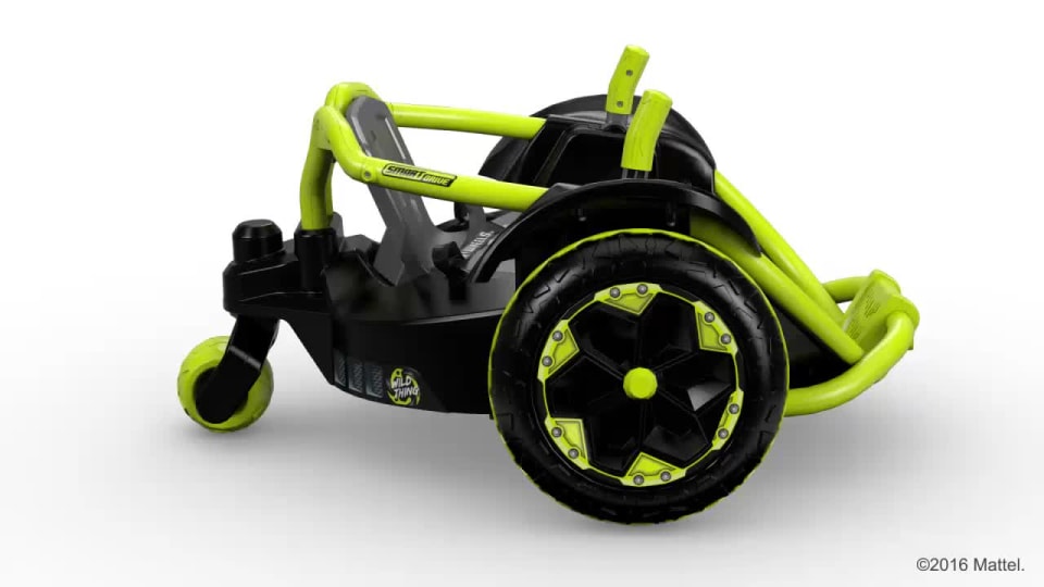 Power Wheels Wild Thing 360 Spinning RideOn Vehicle, Green