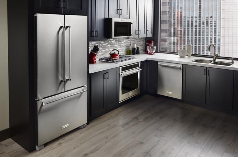KitchenAid Refrigerators - Counter Depth French Door 20 Cu Ft - KRFC300ESS