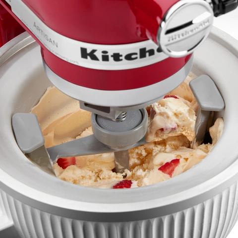 KitchenAid Ice Cream Maker Attachment in White NFM