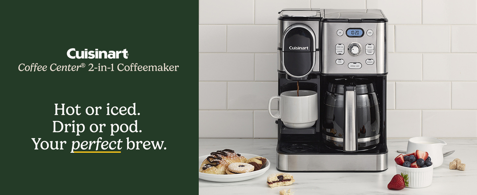 NEW Cuisinart SS-16 Coffee Center Combo Single Serve K-Cup & 12 Cup Iced Coffee  Maker Review 