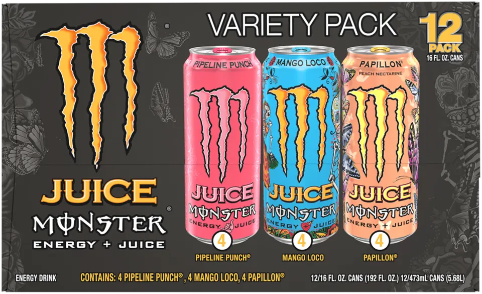 elf bar vape uk Juice Monster Juice + Energy Drink Voodoo Grape main image 1