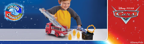 Disney Pixar Cars Stunt & Splash Red Toy Truck with