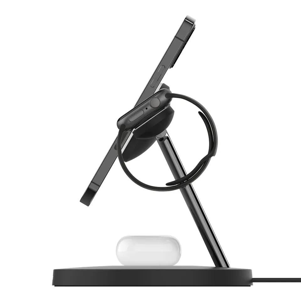 Apple - Belkin BOOST↑CHARGE PRO 3-in-1  ブラック Belkin BoostCharge Pro 3-in-1 Magnetic Charging Stand