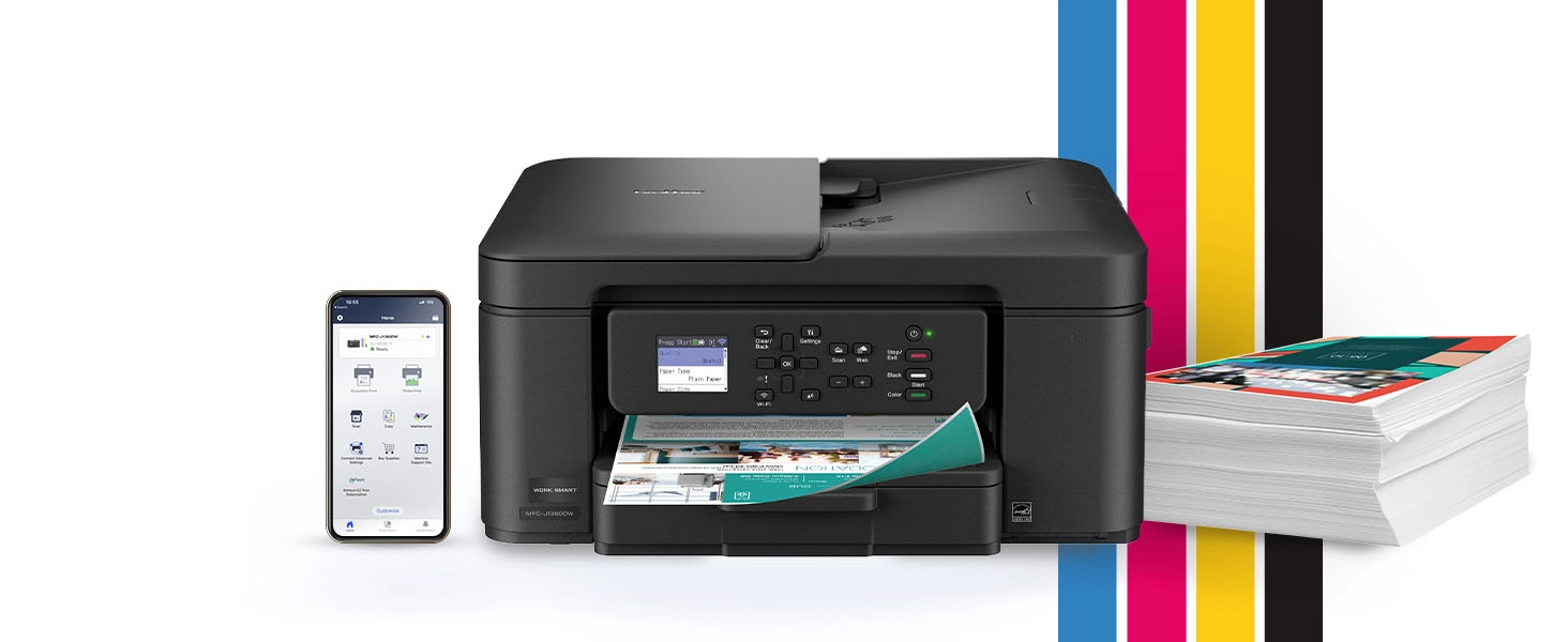 Brother DCP-J1360DW Impresora Multifunción Inyección De Tinta A4 1200 X 6000 Dpi 1