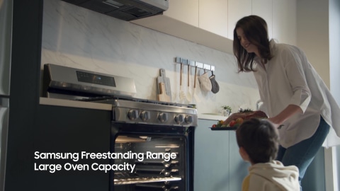 Samsung 6.0 cu. ft. Freestanding Gas Range with WiFi, No-Preheat