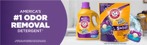 Arm & Hammer Plus OxiClean With Odor Blasters fashion 5-IN-1 Power Paks, 24ct - 8 bags