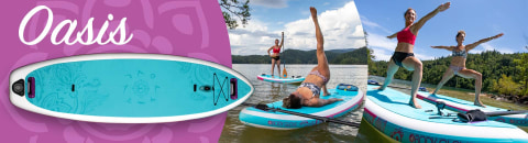 BODY GLOVE OASIS INFLATABLE STAND UP PADDLE BOARD PACKAGE