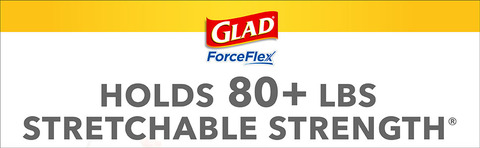 Glad Dual Defense 30 Gal. Large Black Trash Bag (25-Count) - Power