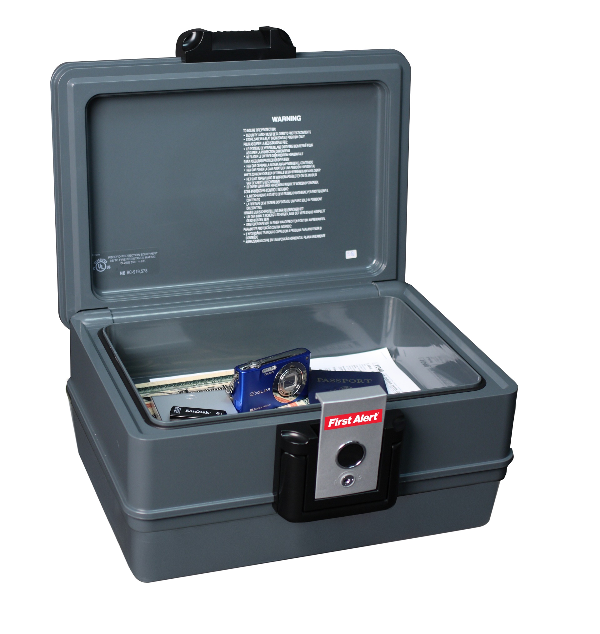 Caja de discount seguridad first alert