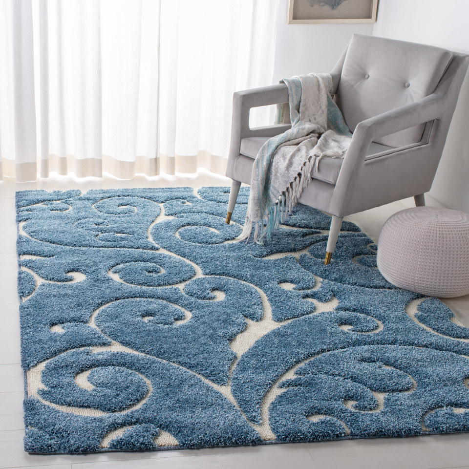 Safavieh Votive Shag 8 x 10 Dark Brown/Smoke Indoor Floral/Botanical Area Rug Safavieh Votive Shag 8 x 10 Dark Brown/Smoke Indoor Floral/Botanical Area Rug