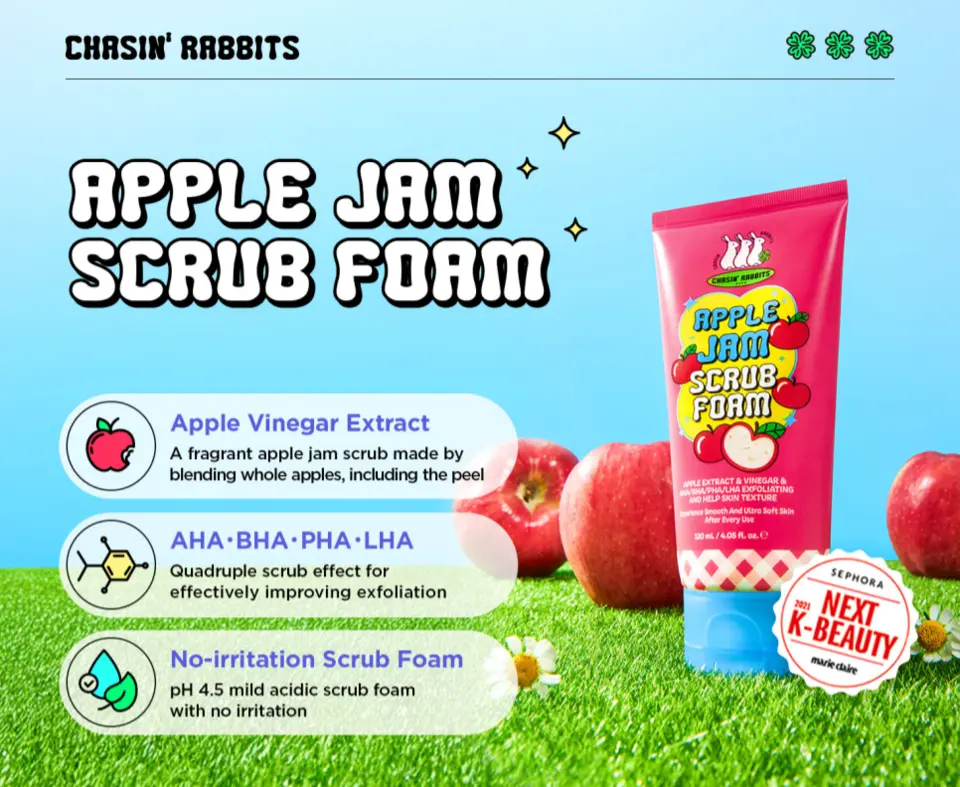 Apple Jam Scrub Foam