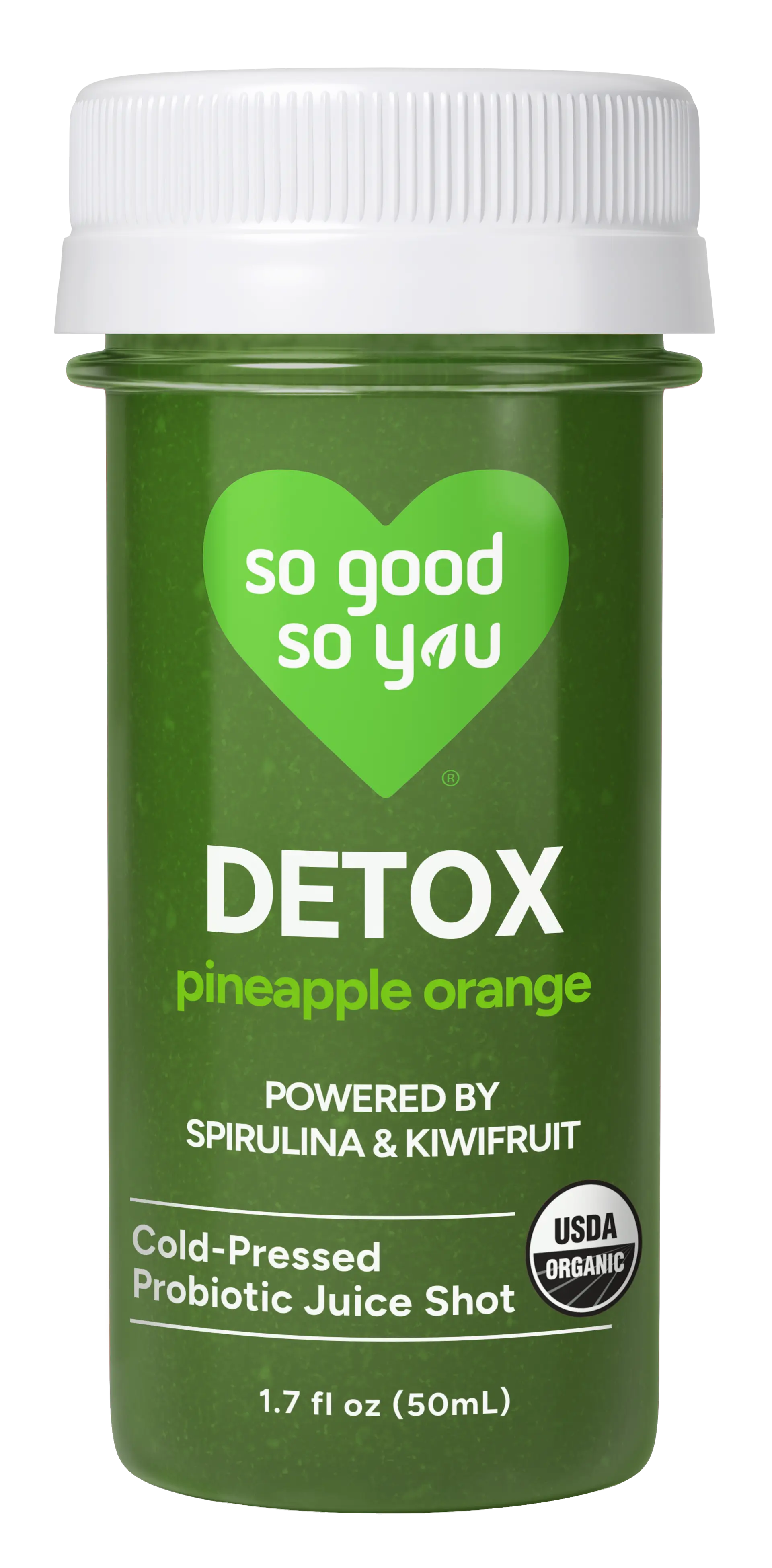 So Good So You Detox Probiotic Shot, Pineapple Orange, 1.7 fl oz