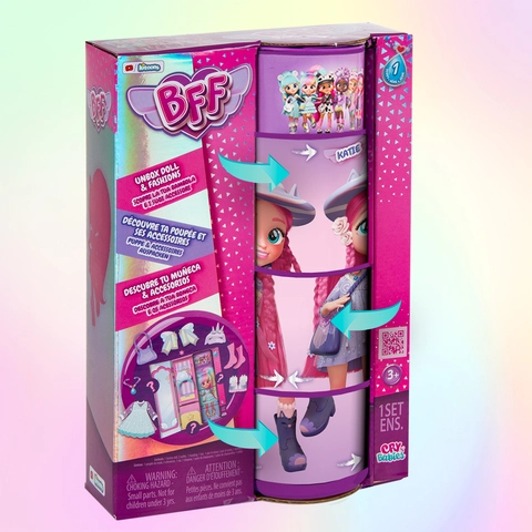 BFF by Cry Babies Katie 8 inch Fashion Doll for Girls Ages 4 BFF by Cry Babies Katie 8 inch Fashion Doll for Girls Ages 4