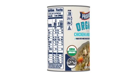 Progresso Organic Chicken & Wild Rice Canned Soup, 14 oz