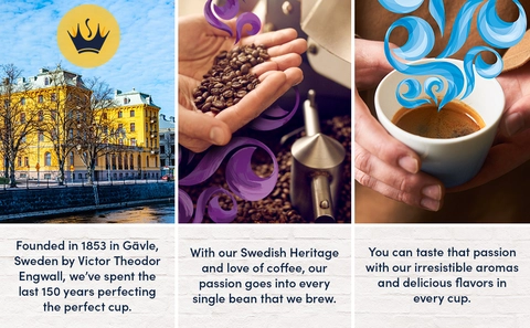Gevalia Kaffe Coffee Espresso K Cup Pods + Froth Packets Mocha