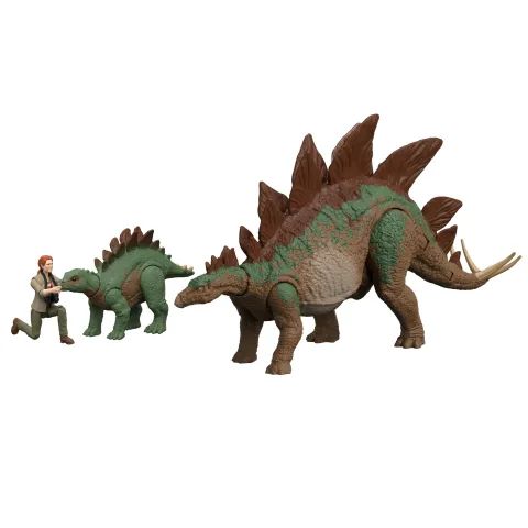 Mô hình Khủng Long Mattel Jurassic World Legacy Collection Dr. Sarah Harding & Stegosaurus