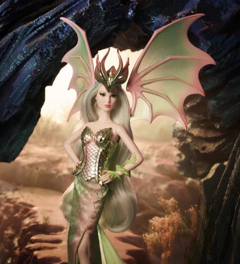 Barbie Signature Dragon Empress Collector Doll, Mythical